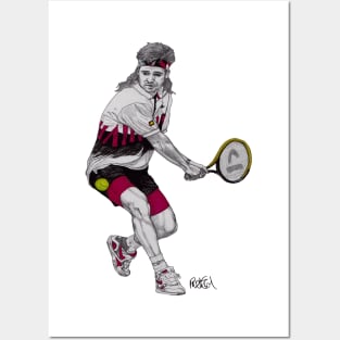 Andre Agassi Posters and Art